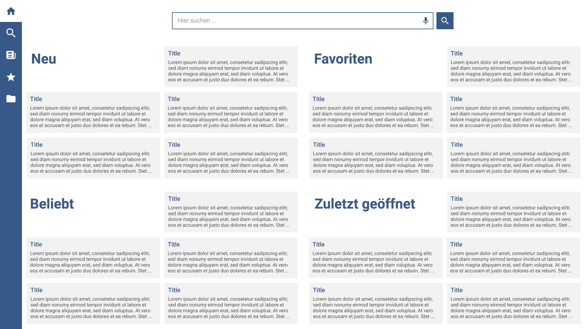 Desktop-Dashboard2 Dashboard Wissens-Management Tool