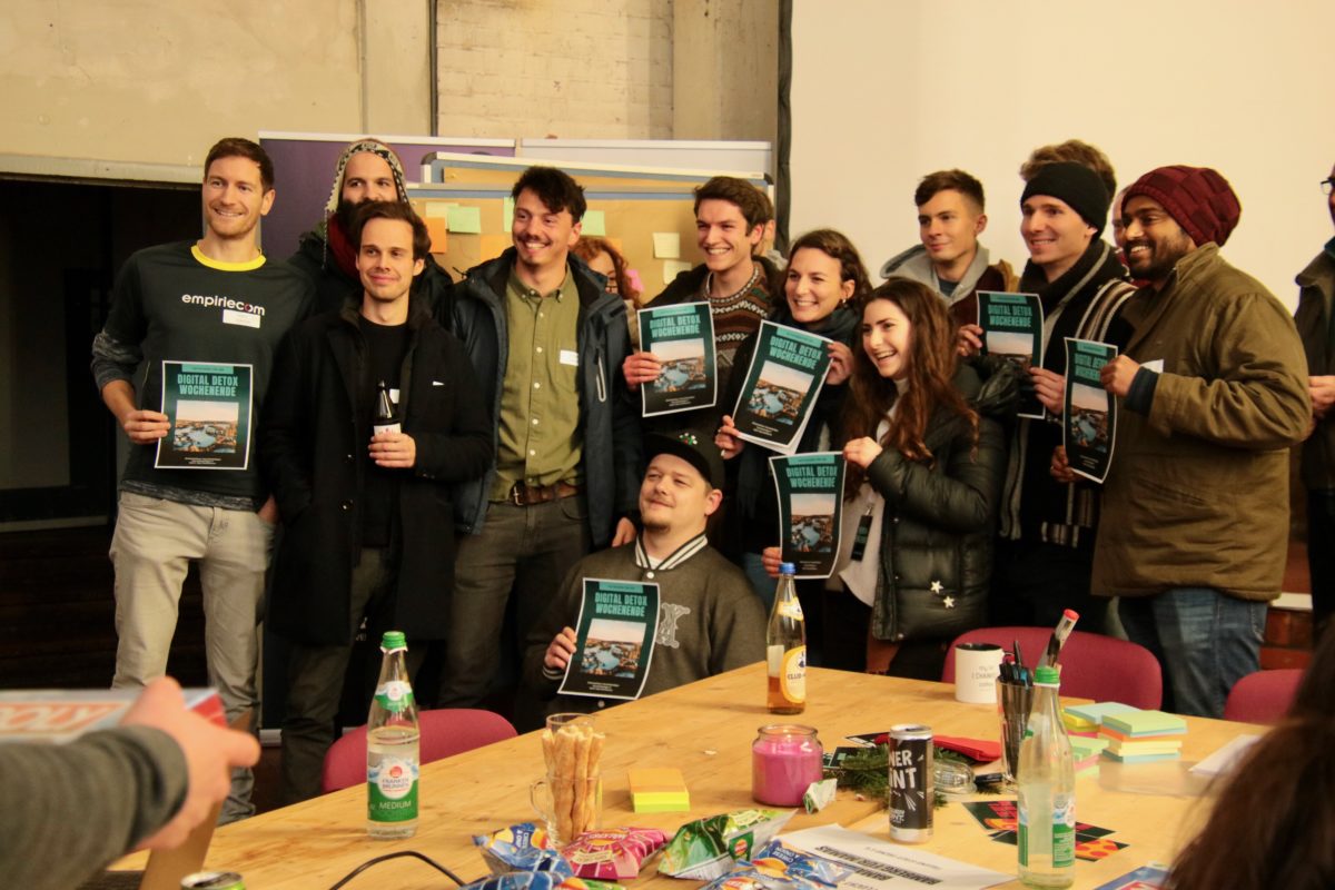 Hackathon Gewinner war am Ende das Team "Gaia - Tinder dir dein Ehrenamt".